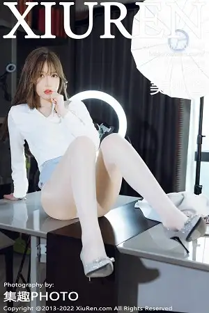 [XiuRen秀人网]No.4658 模特美桃酱蓝色制服系列私房半脱露性感内衣超薄肉丝诱惑写真64P