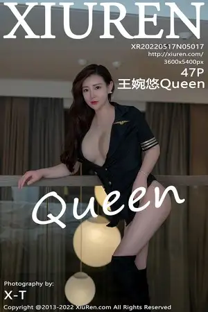 [XiuRen秀人网]No.5017 模特王婉悠Queen私房性感深蓝色制服半脱秀翘臀美腿诱惑写真47P