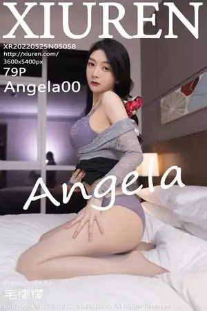 [XiuRen秀人网]No.5058 女神Angela小热巴私房半脱露性感蕾丝内衣配超薄肉丝诱惑写真79P