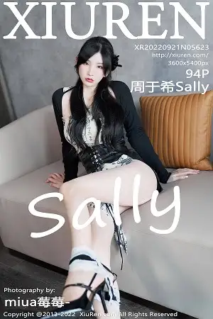 [XiuRen秀人网]No.5623 女神周于希Sally性感拼色连衣裙配超薄开档肉丝绝美诱惑写真94P