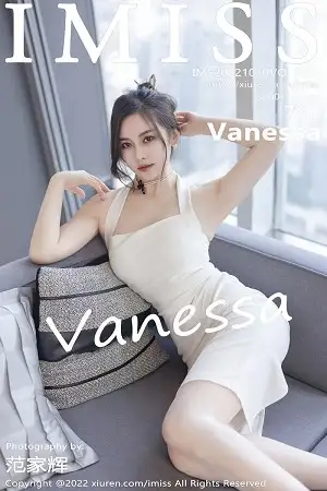 [IMISS爱蜜社]Vol.705 气质美女Vanessa脱白色连衣长裙露白色内衣配超薄肉丝诱惑写真78P