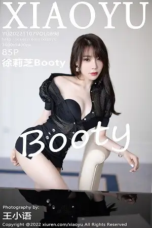 [XiaoYu画语界]Vol.898 女神徐莉芝Booty黑色轻透上衣配黑短裙露性感黑色内衣诱惑写真85P