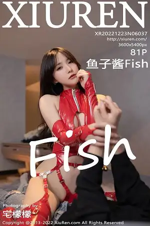 [XiuRen秀人网]No.6037 模特鱼子酱Fish圣诞主题红色皮质情趣服饰秀曼妙身姿诱惑写真81P