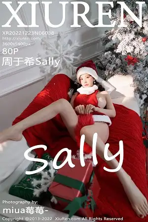 [XiuRen秀人网]No.6038 女神周于希Sally圣诞礼物主题无内真空毛衣秀豪乳遮点诱惑写真80P