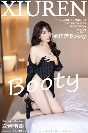 [XiuRen秀人网]No.6191 女神徐莉芝Booty黑色条纹上衣配圆点黑丝秀曼妙身姿诱惑写真92P