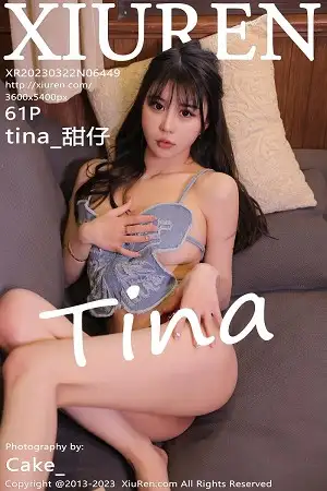 [XiuRen秀人网]No.6449 模特tina 甜仔牛仔布短款上衣配牛仔裤半脱秀凹凸身材诱惑写真61P