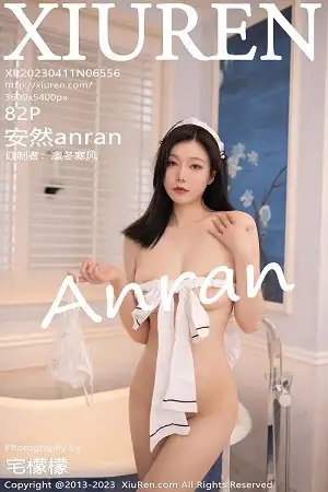 [XiuRen秀人网]No.6556 模特安然anran性感白色女仆服饰配白丝袜秀曼妙身姿诱惑写真82P