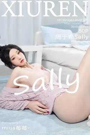 [XiuRen秀人网]No.6580 女神周于希Sally性感粉色服饰配超薄肉丝半脱露豪乳遮点诱惑写真80P