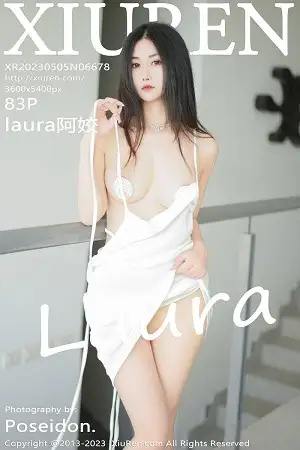 [XiuRen秀人网]No.6678 模特laura阿姣户外泳池大尺度露傲人豪乳血滴子遮点诱惑写真83P