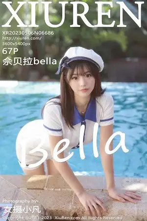 [XiuRen秀人网]No.6686 模特佘贝拉bella泳池性感白色海军服半脱秀完美身材诱惑写真67P