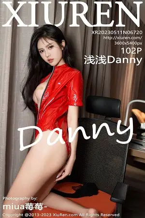 [XiuRen秀人网]No.6720 模特浅浅Danny深蓝技师制服+红色高开叉服秀曼妙身姿诱惑写真102P