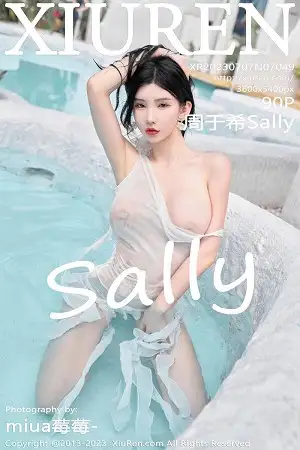 [XiuRen秀人网]No.7049 女神周于希Sally水中拍摄白色薄透连衣长裙秀惹火身材诱惑写真90P