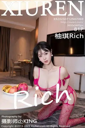 [XiuRen秀人网]No.7069 模特柚琪Rich性感粉红蕾丝情趣连体衣秀丰腴身姿撩人诱惑写真81P