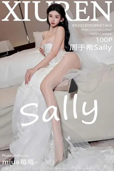 [XiuRen秀人网]No.7463 女神周于希Sally性感白色婚纱+白色蕾丝情趣服饰完美诱惑写真100P
