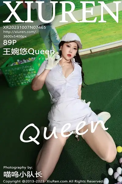 [XiuRen秀人网]No.7465 模特王婉悠Queen白色运动服饰配开档肉丝秀惹火身材诱惑写真89P
