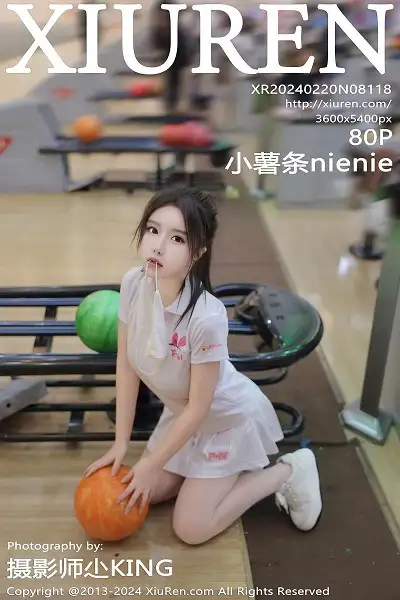 [XiuRen秀人网]No.8118 模特小薯条nienie球馆场景性感运动短裙套装秀丰腴身材诱惑写真80P