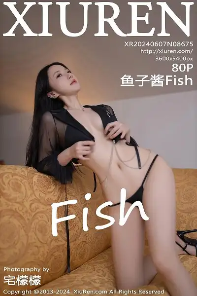 [XiuRen秀人网]No.8675 模特鱼子酱Fish性感秘书OL服饰露黑色情趣内衣迷人诱惑写真80P