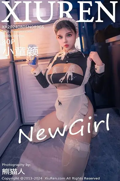 [XiuRen秀人网]No.8966 新人模特小童颜私房浴室性感女仆装配白丝袜秀丰满身材诱惑写真80P
