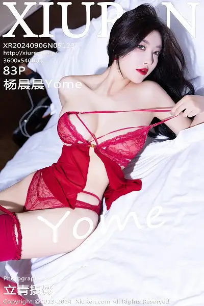 [XiuRen秀人网]No.9123 女神杨晨晨Yome红色连衣短裙+红色情趣服饰秀丰腴身材诱惑写真83P