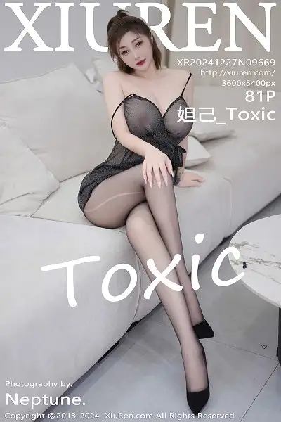 [XiuRen秀人网]No.9669 女神妲己 Toxic黑色轻透情趣服饰配超薄黑丝秀丰腴美臀诱惑写真81P