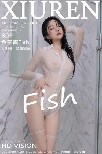 [XiuRen秀人网]No.10301 模特鱼子酱Fish性感轻透白T配白色丝袜秀婀娜身材迷人诱惑写真80P