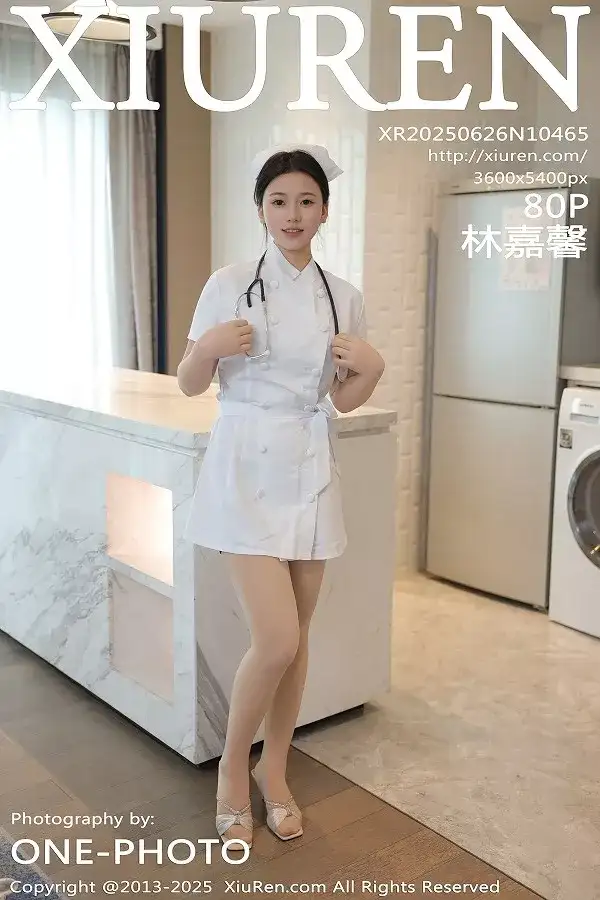 [XiuRen秀人网]No.10465 模特林嘉馨性感白色护士制服露紫色情趣内衣秀丰腴身材诱惑写真80P