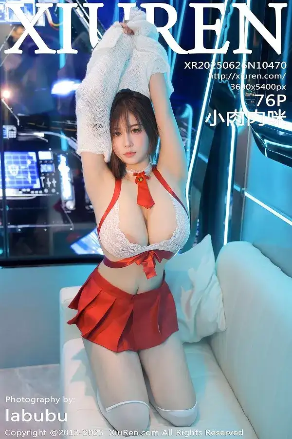 [XiuRen秀人网]No.10470 模特小肉肉咪私房性感白色蕾丝内衣配白丝袜秀凹凸身材诱惑写真76P