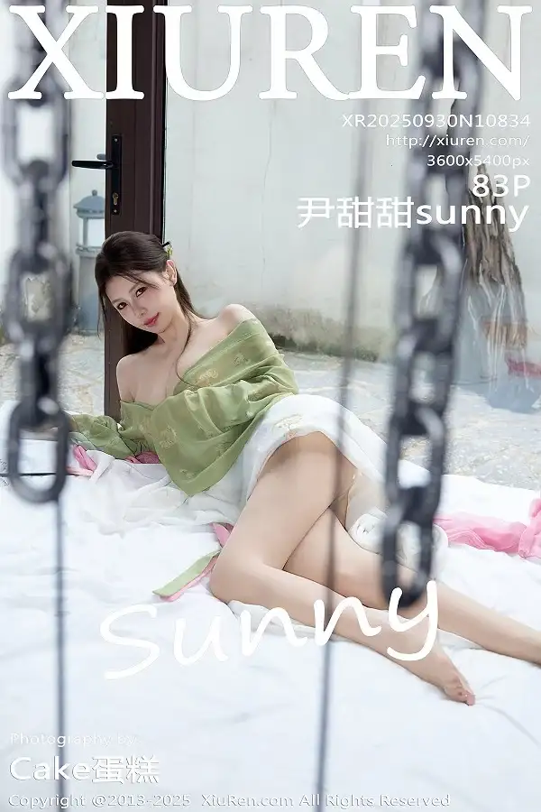 [XiuRen秀人网]No.10834 模特尹甜甜sunny性感薄纱汉服装扮配超薄肉丝秀完美身材诱惑写真83P