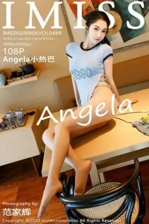 [IMISS爱蜜社]Vol.489 嫩模Angela小热巴脱牛仔裤露高叉连体衣肉丝裤袜诱惑写真108P