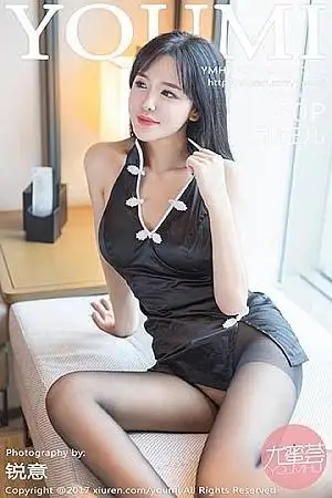 [YouMi尤蜜荟]Vol.074 嫩模女神刘钰儿白色蕾丝边丝袜情趣内衣系列完美诱惑写真50P