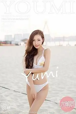 [YouMi尤蜜荟]Vol.078 女神Yumi-尤美迪拜旅拍白色比基尼秀完美身材性感写真44P