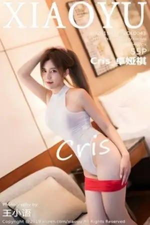 [XiaoYu画语界]Vol.043 女神Cris 卓娅祺超薄白色连体衣配红色短裙撩人诱惑写真55P
