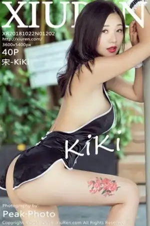 [XiuRen秀人网]No.1202 女神宋-Kiki普吉岛旅拍黑色情趣旗袍+蕾丝薄纱火辣诱惑写真40P
