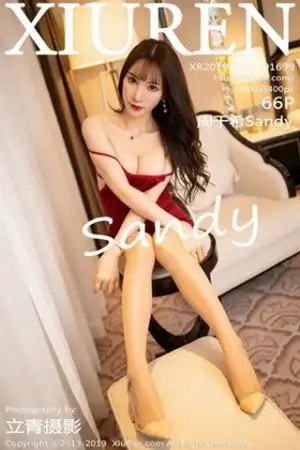 [XiuRen秀人网]No.1699 女神周于希Sandy私房黑色情趣内衣+猩红吊裙无内肉丝诱惑写真66P