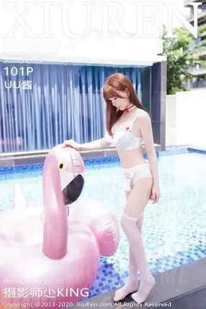 [XiuRen秀人网]No.2192 嫩模UU酱泳池边性感蓝色比基尼半脱露傲人豪乳极致诱惑写真101P