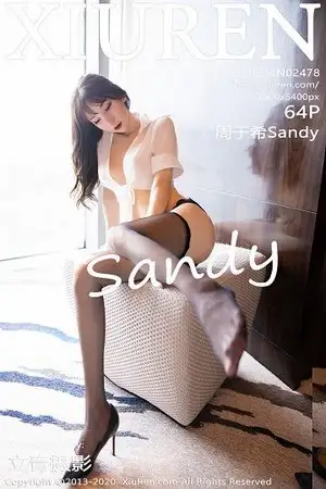 [XiuRen秀人网]No.2478 女神周于希Sandy经典白衬衫配黑丝裤袜秀魔鬼身材诱惑写真64P