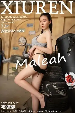 [XiuRen秀人网]No.2493 嫩模安然Maleah汗湿修理工主题性感汗衫配黑色蕾丝内裤惹火写真73P