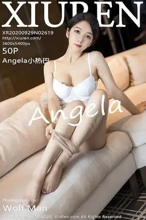 [XiuRen秀人网]No.2619 女神Angela小热巴米色飒爽干练制服下白色蕾丝内衣诱惑写真50P