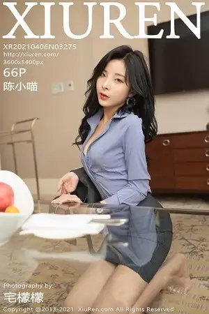 [XiuRen秀人网]No.3275 嫩模陈小喵酒店管家主题半脱露蕾丝内衣配开档肉丝裤袜诱惑写真66P