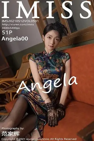 [IMISS爱蜜社]Vol.591 女神Angela00私房脱古韵旗袍露蕾丝内衣秀完美身材诱惑写真51P