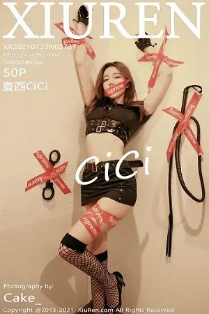 [XiuRen秀人网]No.3737 模特夏西cici野性女警制服主题私房情趣捆绑秀火辣身材诱惑写真50P