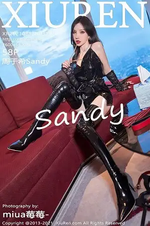 [XiuRen秀人网]No.3799 女神周于希Sandy飒爽黑皮衣半脱秀白嫩肌肤浑圆翘臀诱惑写真58P