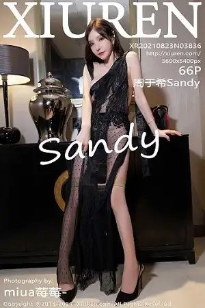 [XiuRen秀人网]No.3836 女神周于希Sandy魅惑黑色镂空服饰半脱秀白嫩豪乳翘臀诱惑写真66P