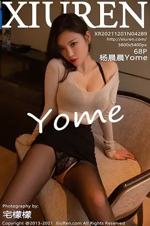 [XiuRen秀人网]No.4289 女神杨晨晨Yome浅色轻纱上衣配开档黑丝秀完美身材诱惑写真68P